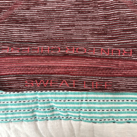 Lululemon Red and Black Swiftly Tech Racerback Tank Top - Picture 6 of 9